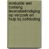 Evaluatie Wet toetsing levensbeëindiging op verzoek en hulp bij zelfdoding