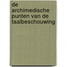 De Archimedische punten van de taalbeschouwing door G. Rutten