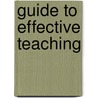 Guide to effective teaching door Coenraads