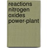 Reactions nitrogen oxides power-plant door Ulla Steuernagel U. Janssen