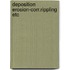 Deposition erosion-corr.rippling etc