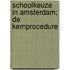 Schoolkeuze in Amsterdam; de kernprocedure