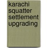 Karachi squatter settlement upgrading door Nientied
