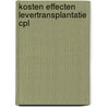 Kosten effecten levertransplantatie cpl door Onbekend