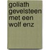 Goliath gevelsteen met een wolf enz