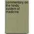 Commentary on the hindu system of medicine