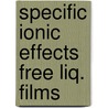 Specific ionic effects free liq. films door Bruil