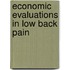 Economic evaluations in low back pain