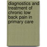 Diagnostics and treatment of chronic low back pain in primary care door M.W. van Tulder