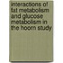 Interactions of fat metabolism and glucose metabolism in the Hoorn study