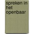 Spreken in het openbaar