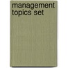 Management Topics set by Unknown