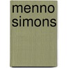Menno Simons door W. Tjerkstra