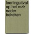 Leerlinguitval op het MZK nader bekeken