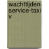 Wachttijden service-taxi V