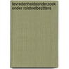 Tevredenheidsonderzoek onder rolstoelbezitters door W. Molenaar