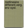 Nietlineaire different.verg. enz syst. door Verhulst