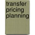 Transfer pricing planning