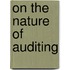 On the Nature of Auditing