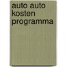 Auto auto kosten programma door Onbekend