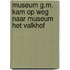 Museum G.M. Kam op weg naar Museum Het Valkhof