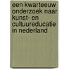 Een kwarteeuw onderzoek naar kunst- en cultuureducatie in Nederland door M.L. Damen