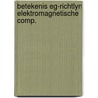Betekenis eg-richtlyn elektromagnetische comp. door Onbekend