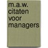M.a.w. citaten voor managers