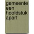 Gemeente een hoofdstuk apart