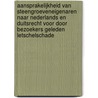 Aansprakelijkheid van steengroeveneigenaren naar Nederlands en Duitsrecht voor door bezoekers geleden letschelschade door K. van Dongen