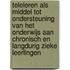Teleleren als middel tot ondersteuning van het onderwijs aan chronisch en langdurig zieke leerlingen
