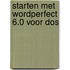 Starten met wordperfect 6.0 voor dos