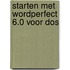 Starten met wordperfect 6.0 voor dos