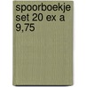 Spoorboekje set 20 ex a 9,75 door Onbekend