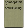 Homeopathie in ontwikkeling door J. Kamst