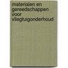 Materialen en gereedschappen voor vliegtuigonderhoud by J. Dalm