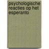 Psychologische reacties op het esperanto by Piron