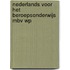 Nederlands voor het beroepsonderwijs mbv wp