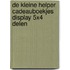 De kleine helper cadeauboekjes display 5x4 delen