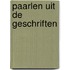 Paarlen uit de geschriften