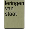 Leringen van staat by Hooft