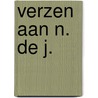 Verzen aan n. de j. door Knuttel