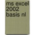 MS Excel 2002 Basis NL