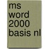 MS Word 2000 Basis NL