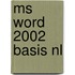 MS Word 2002 Basis NL