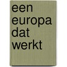 Een Europa dat werkt by J.W. van den Braak