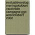 Evaluatieverslag meningokokken vaccinatie campagne GGD West-Brabant 2002