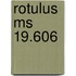 Rotulus ms 19.606