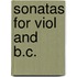 Sonatas for viol and b.c.