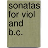 Sonatas for viol and b.c. by Corelli